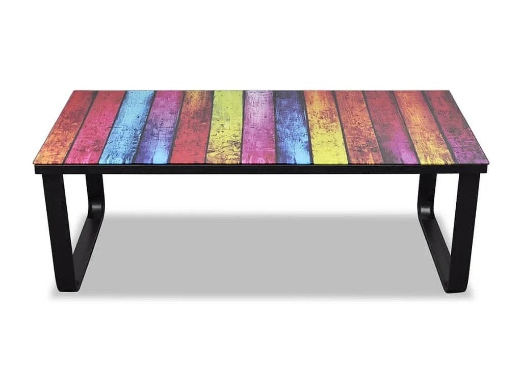Table basse de salon, Maison & Meubles, Verre, 50 à 100 cm, Enlèvement, Utilisé