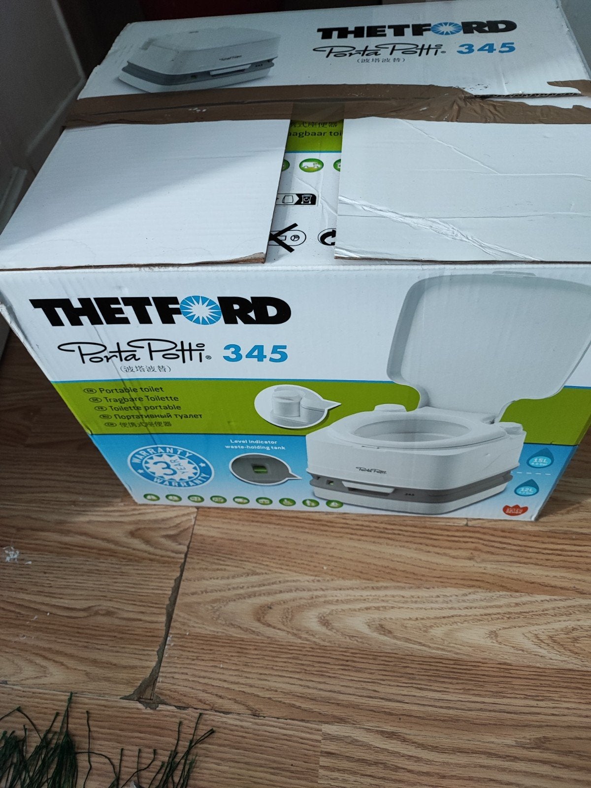 toilette  Porta Potti Qube 345 Thetford, Enlèvement