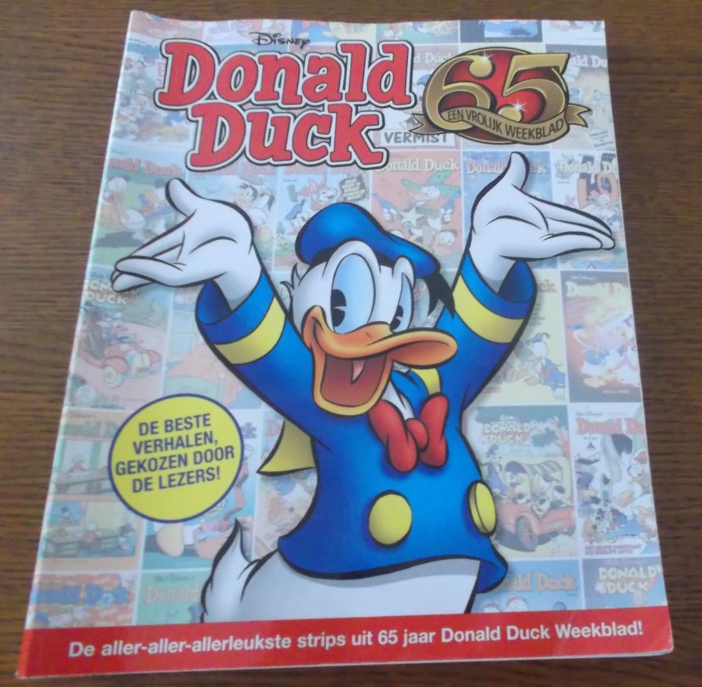 Stripboek Donald Duck 65 jaar Een vrolijk weekblad, Eén stripboek, Ophalen, Zo goed als nieuw