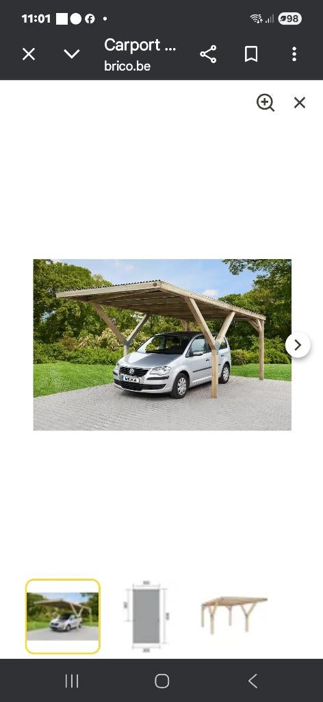 Carport pour voiture, Autos : Divers, Autos divers Autre, Enlèvement