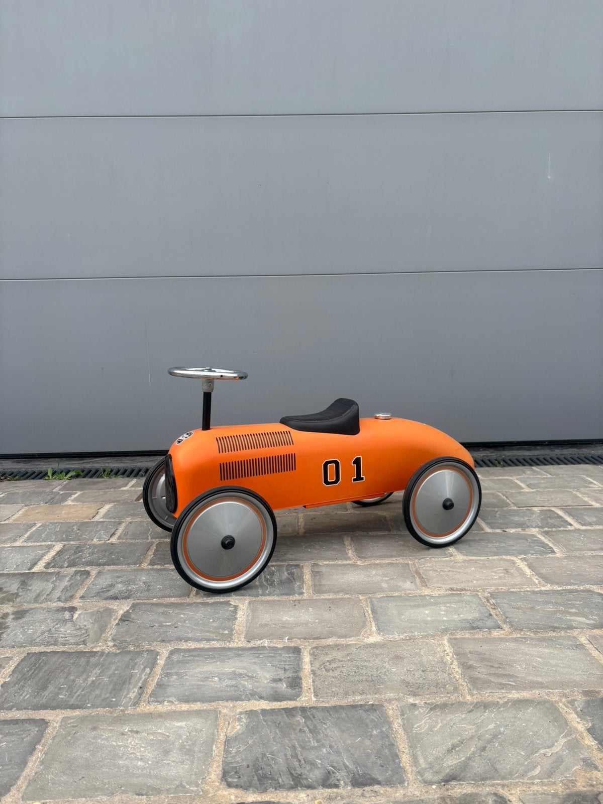 Retro Roller loopauto oranje, Kinderen en Baby's, Ophalen, Zo goed als nieuw, Overige merken
