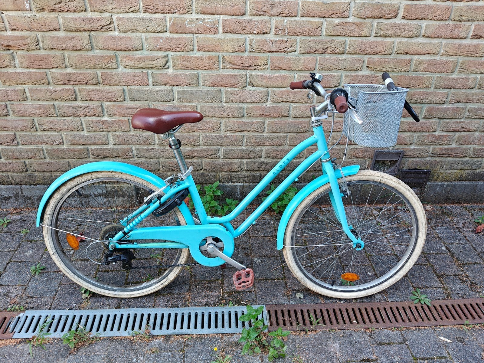 Btwin Elops 24 inch, Fietsen en Brommers, Ophalen, Velgrem, Versnellingen, Btwin Decathlon