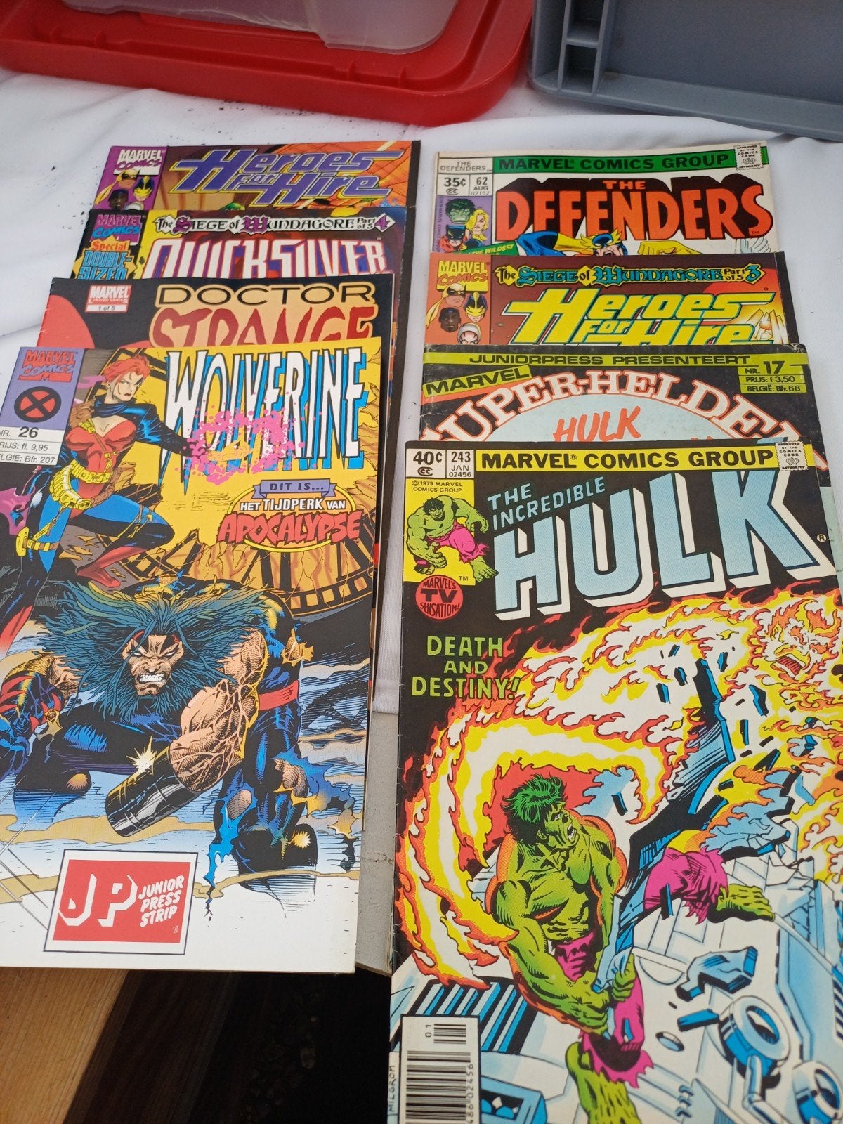 Lotje Marvel comics, Enlèvement ou Envoi