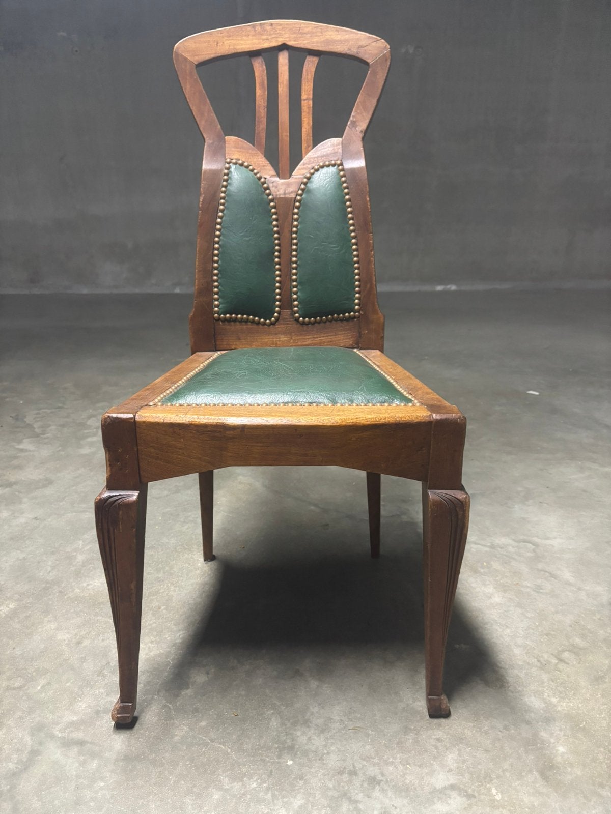 Complete set van 6 antieke Art Nouveau eetkamerstoelen, Antiek en Kunst, Ophalen