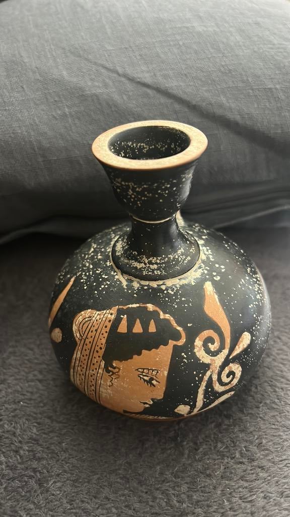 object is een oude keramiek, een aryballistische lecythe,, Antiek en Kunst, Ophalen of Verzenden