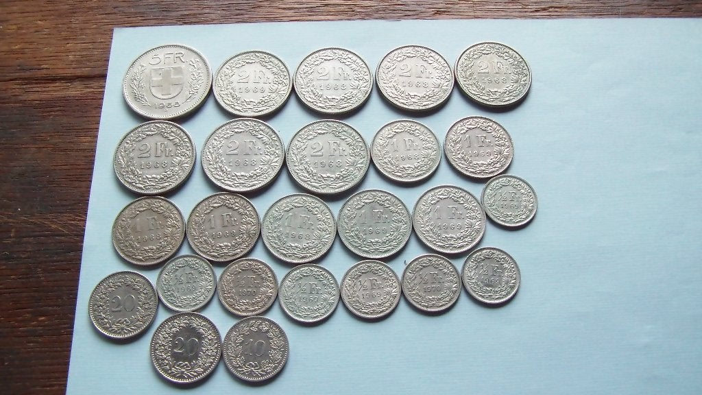 pièces de monnaie suisse, Enlèvement