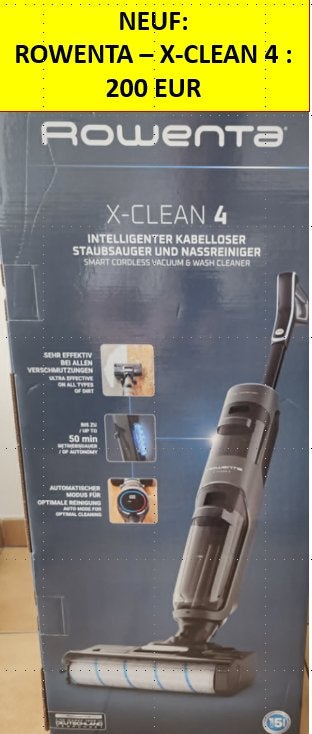 ROWENTA X-CLEAN 4 - NEUF - 200 EUR, Electroménager, Aspirateurs, Enlèvement ou Envoi, Neuf, Rowenta