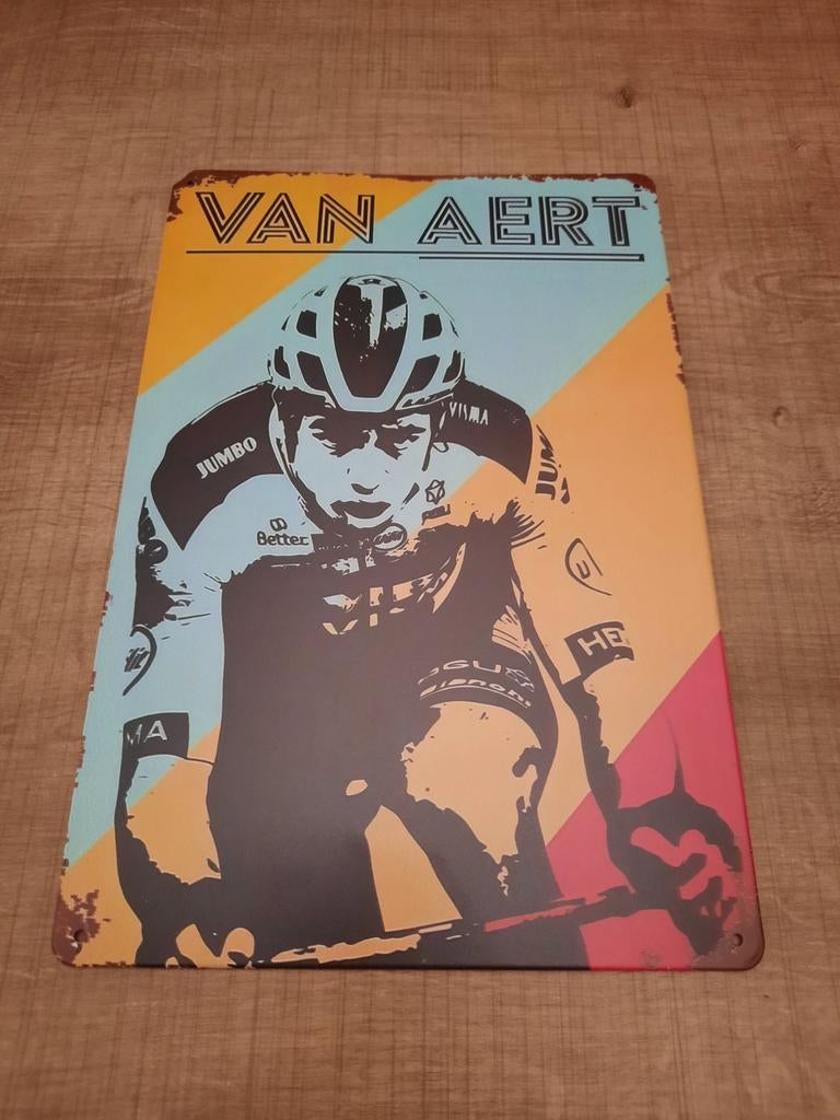 Reclamebord wout van aert, Verzamelen, Ophalen, Reclamebord