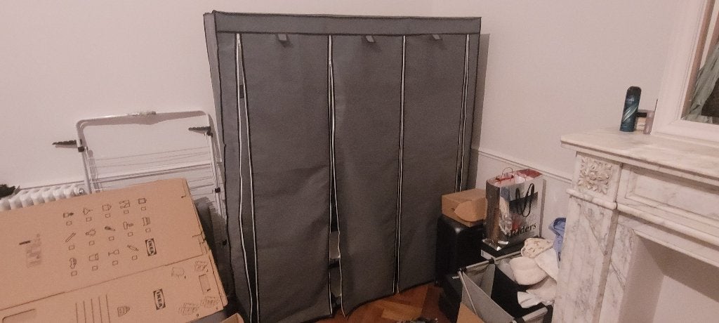 Klerenkast, Synthétique, 150 à 200 cm, Utilisé, 50 à 75 cm