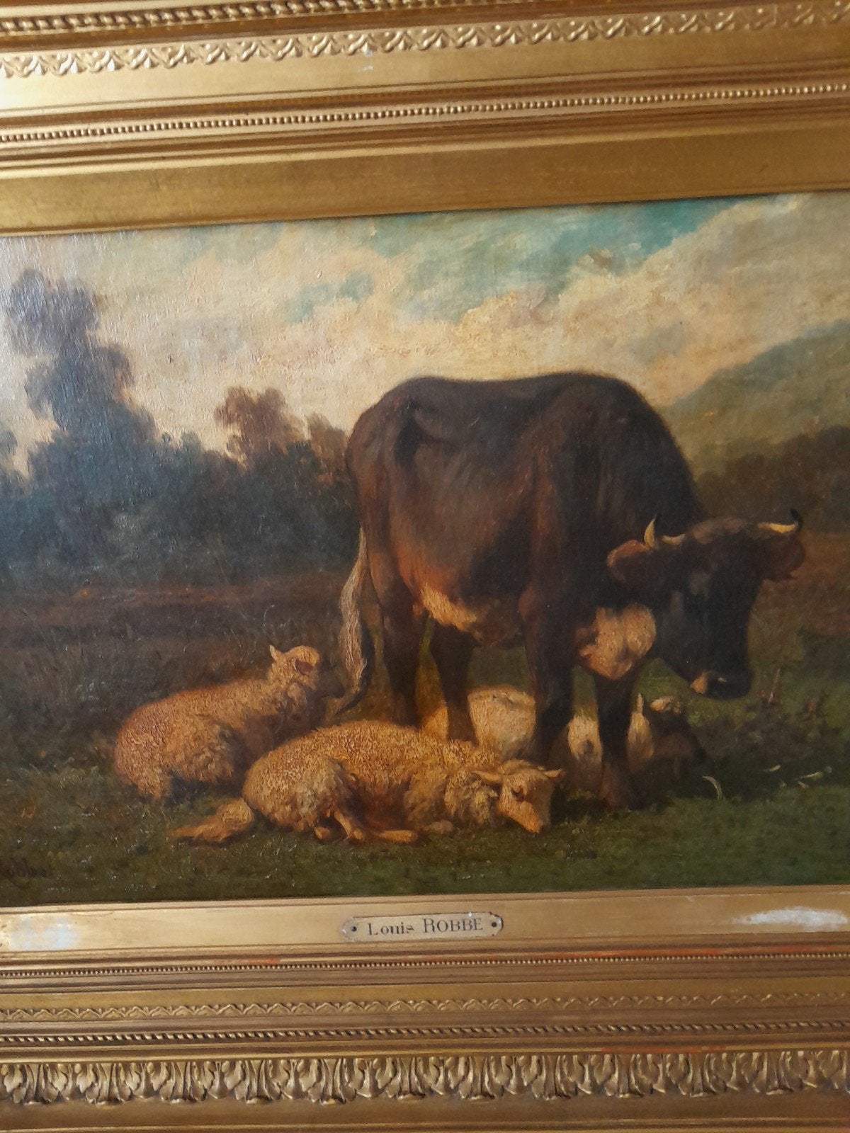 Louis robbe, Ophalen, Doek