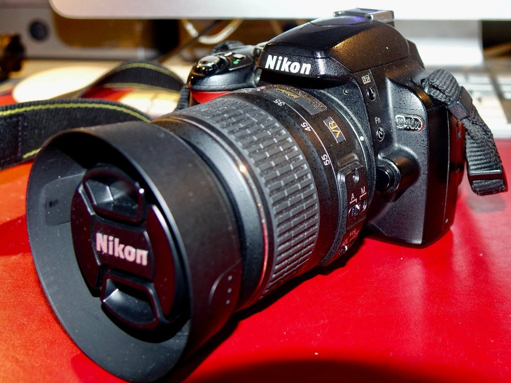 Nikon D40x met Nikon lens AF-S 18-55mm VR zéeer goed, TV, Hi-fi & Vidéo, Appareils photo numériques, 4 à 7 fois, Stabilisation d'image
