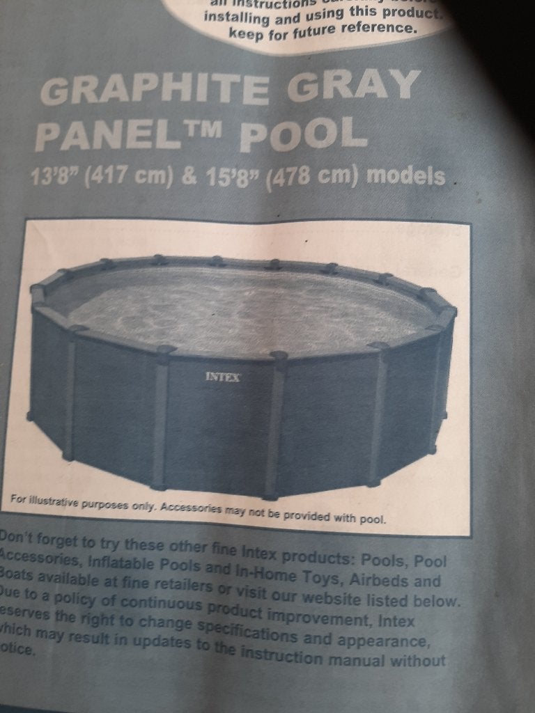 Zwembadomranding intex diameter 4 78m, Ophalen, Gebruikt, Overige typen