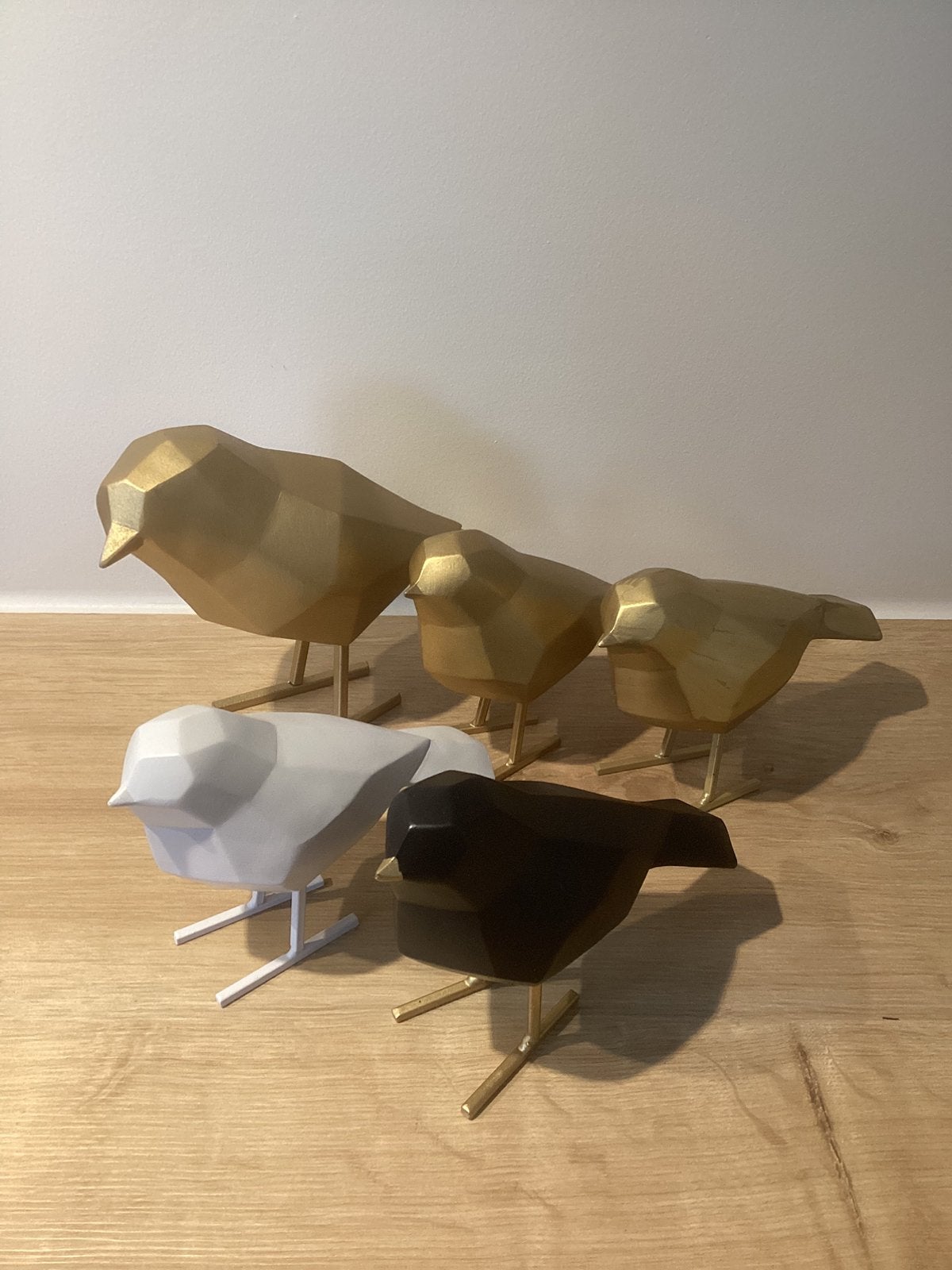 Moderne decoratie vogels.gemaakt van polyresin, Huis en Inrichting, Meerkleurig, Kunststof, Ophalen of Verzenden, Zo goed als nieuw