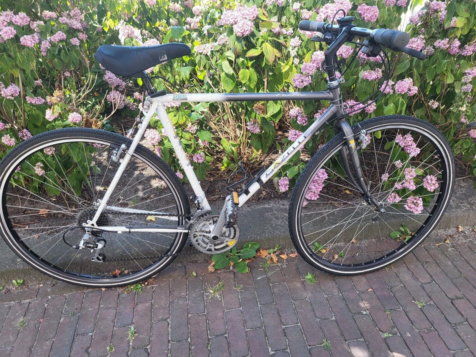 Gazelle Puerto stalen hybride randonneur vakantie fiets, Fietsen en Brommers, Ophalen, 28 inch, Gebruikt, Velgrem