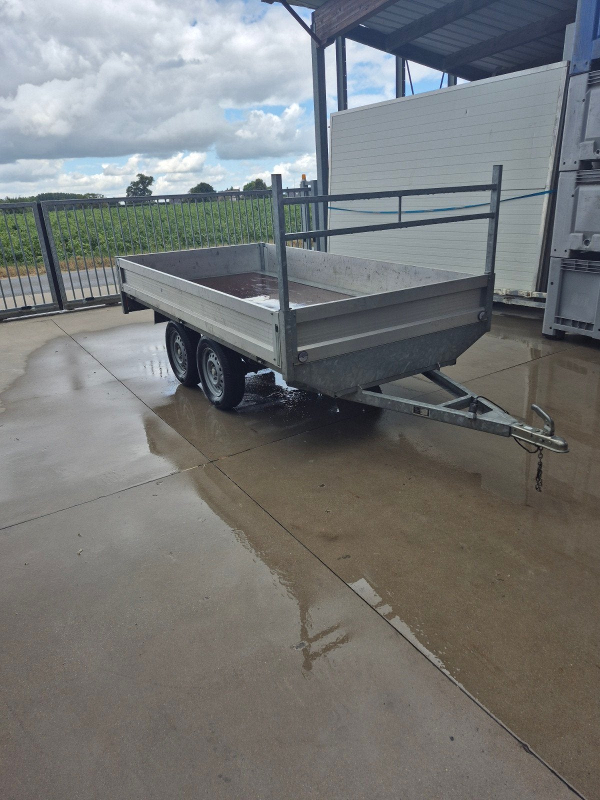 Aanhangwagen 1.5m x 3m, Ophalen, Gebruikt