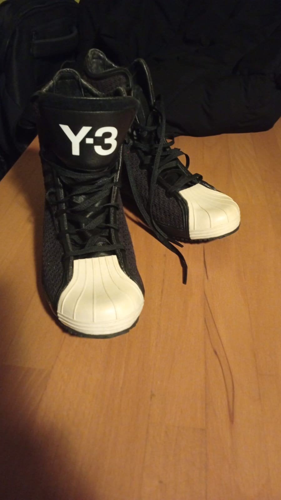 Sneakers Adidas Y-3 Yohji Yamamoto noir/blanc — taille 38¾, Enlèvement