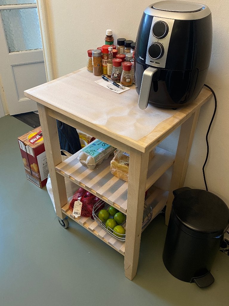 BEKVÄM Roltafel IKEA, Huis en Inrichting, Ophalen, Zo goed als nieuw