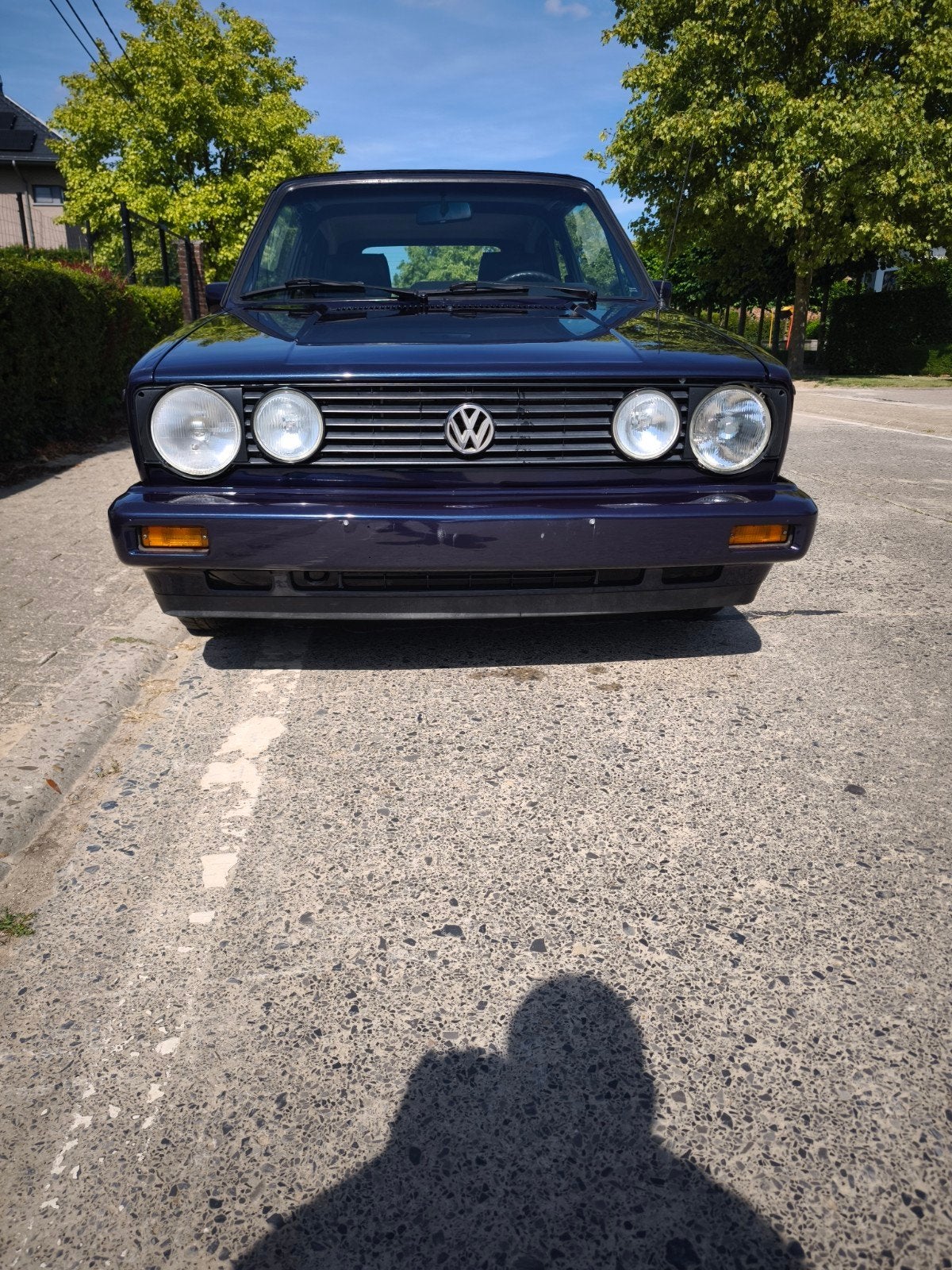 Golf 1 cabrio, Voorwielaandrijving, 4 zetels, Zwart, Cabriolet