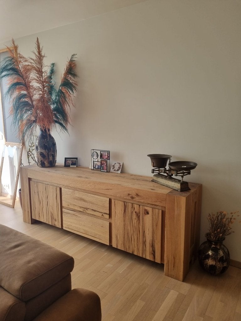 Eiken meubelen, Huis en Inrichting, Ophalen, Eikenhout, Met lade(s), Zo goed als nieuw