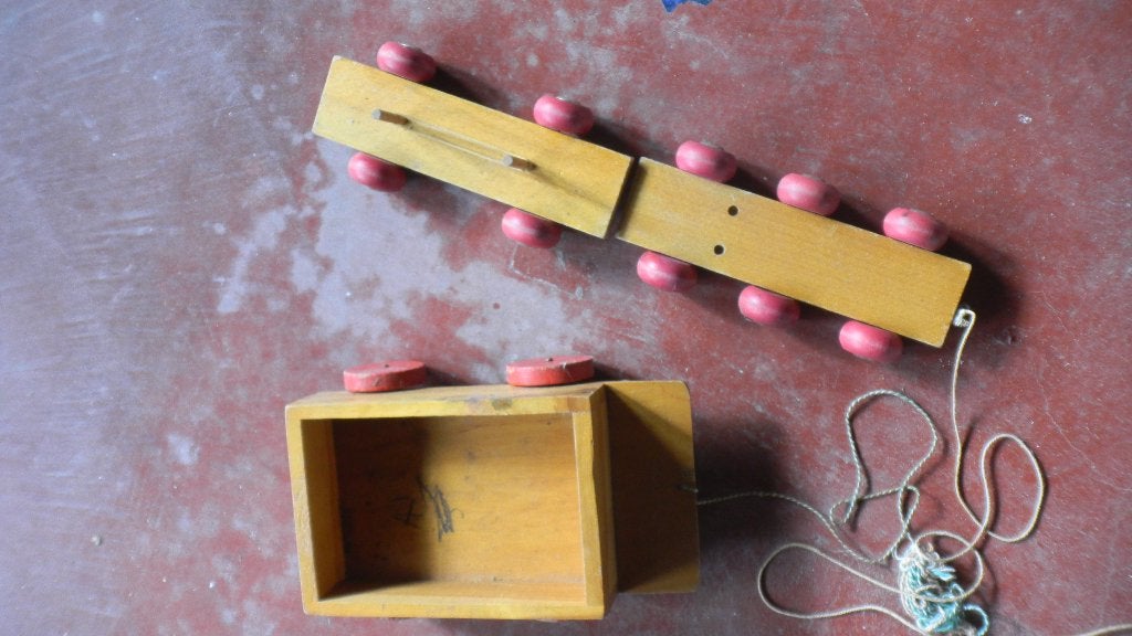 houten speelgoedkarretjes, Ophalen, Gebruikt, Rij- of Hobbelspeelgoed