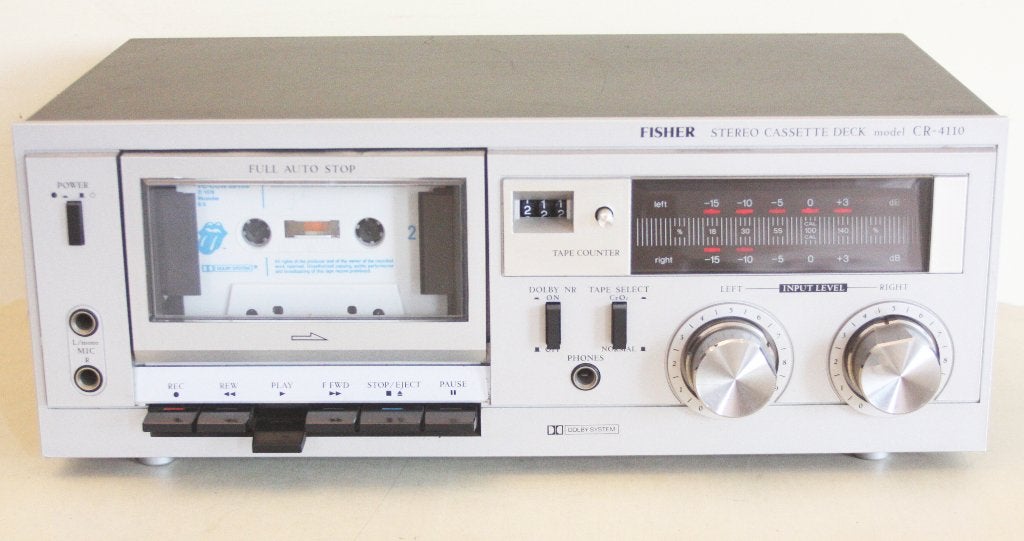 Fisher CR-4110 Stereo Cassette Deck / 1979 - 1981 / Japan, Audio, Tv en Foto, Ophalen of Verzenden, Enkel, Tape counter