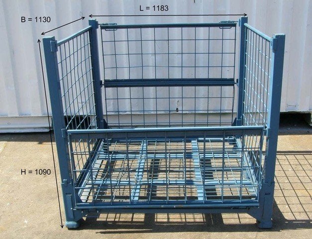 Plooibare Gitterbox / gaascontainer blauw, Doe-het-zelf en Bouw, Ophalen, Gebruikt