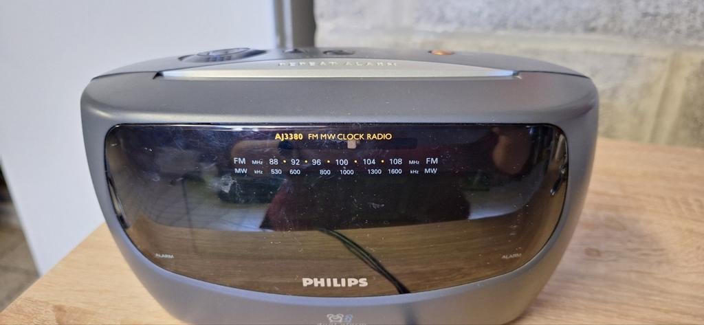 Radio réveil Philips AJ 3380, Enlèvement ou Envoi, Radio