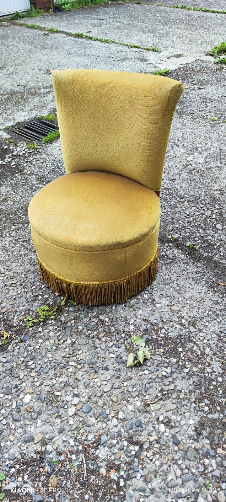 Fauteuil Napoléon lll Silhouette cocon, Enlèvement