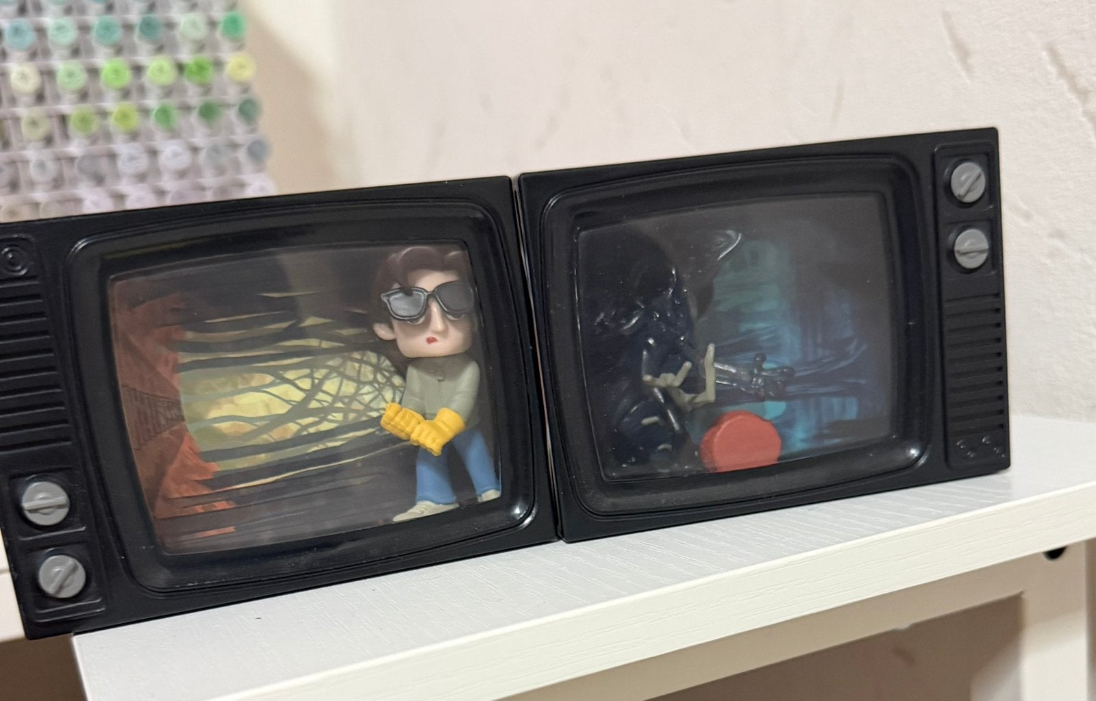 Lot 2 figurines YuMe - Stranger Things Upside Down Capsule, Collections, Enlèvement ou Envoi, Comme neuf