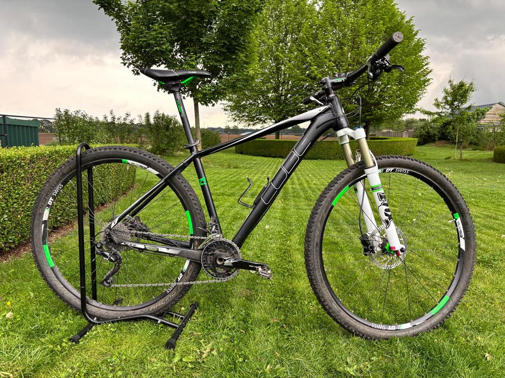 Mountainbike MTB Cube super light aluminium maat S, Fietsen en Brommers, Gebruikt, Hardtail, Heren, Schijfrem