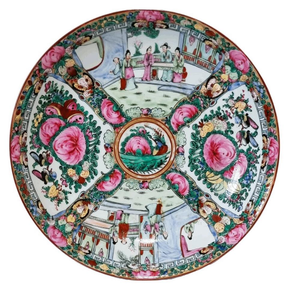 Grand plat en porcelaine chinoise., Enlèvement ou Envoi