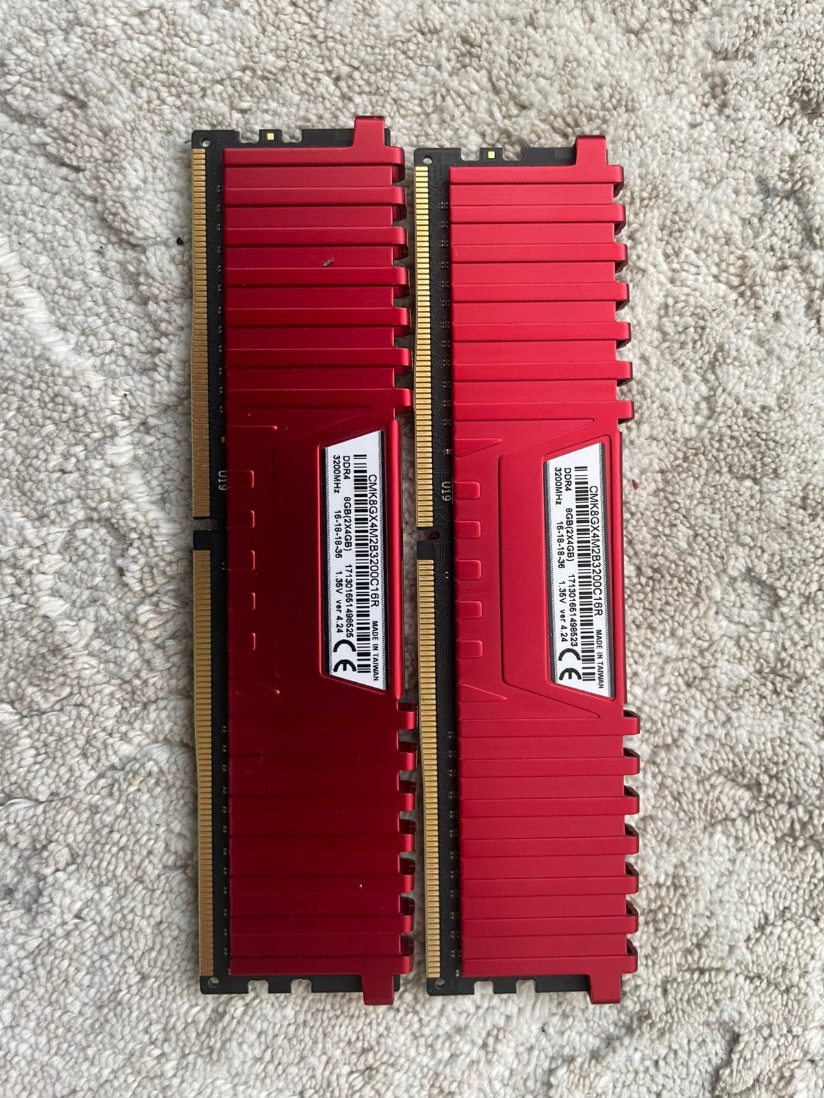 RAM geheugen DDR4 8GB - 2x4GB kit, Computers en Software, RAM geheugen, Ophalen, Zo goed als nieuw, DDR4
