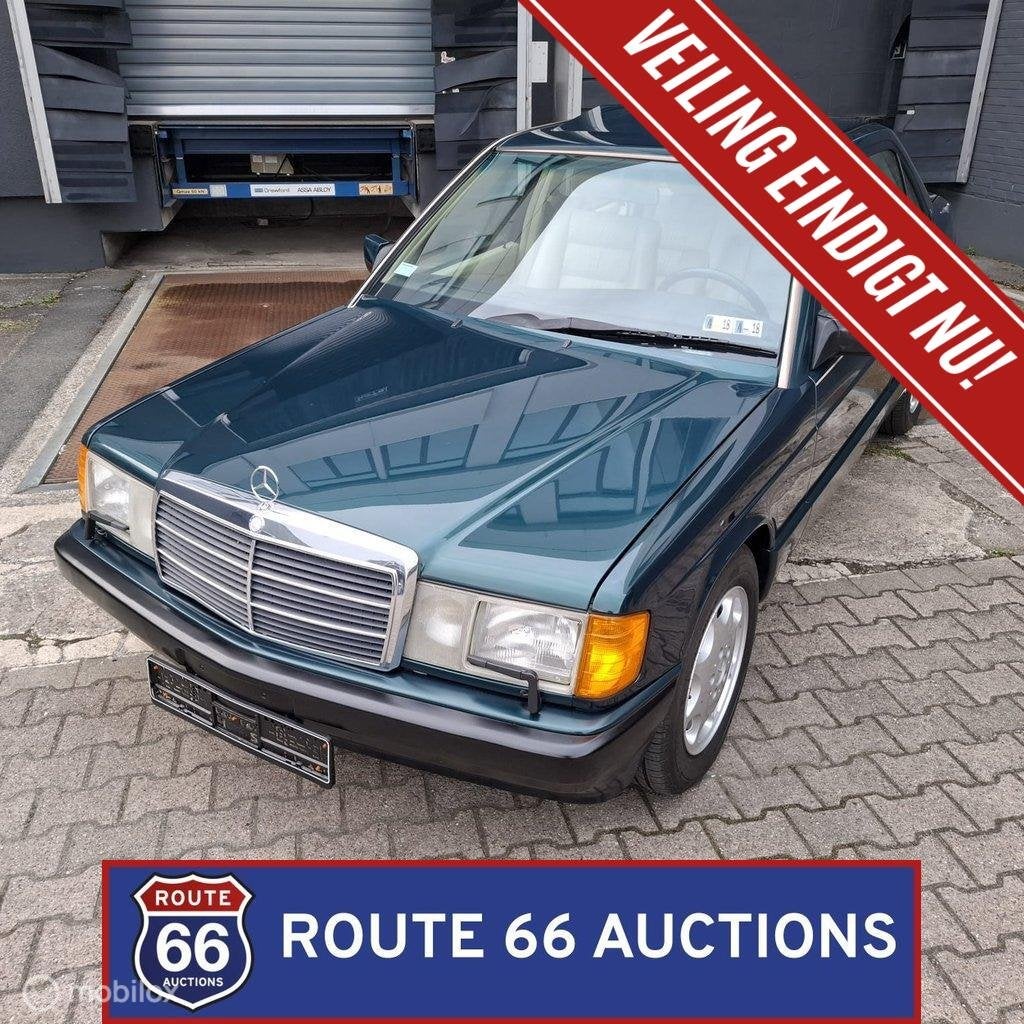 Mercedes-Benz 190 E 2.3 Limited Edition | 1993 | Route 66 Au, Auto's, Zwart, Mercedes-Benz, Bedrijf, Handgeschakeld