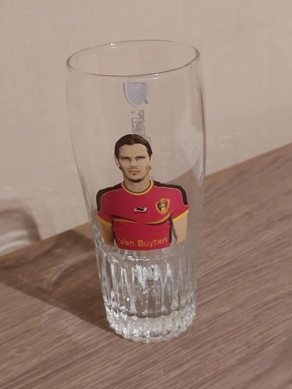 Bierglas/Jupiler/Daniel Van Buyten/België/WK Brasil 2014, Enlèvement ou Envoi, Comme neuf, Verre à bière