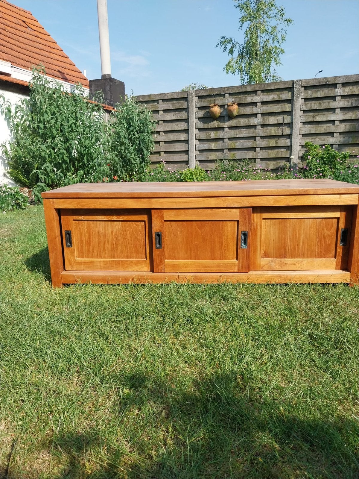 Teak tv-kast, Huis en Inrichting, Ophalen, Zo goed als nieuw