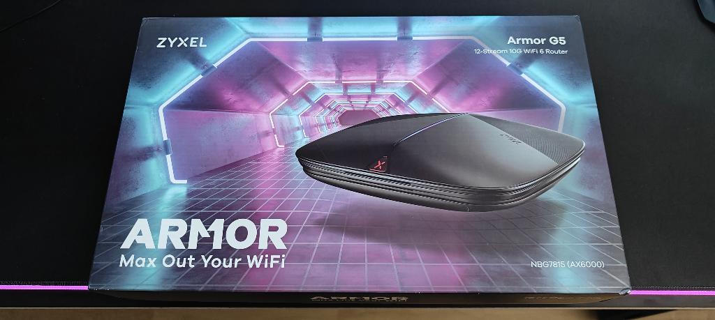 Zyxel armor G5 (AX6000) WiFi 6 router, Ophalen of Verzenden, Zo goed als nieuw, Router, Zyxel