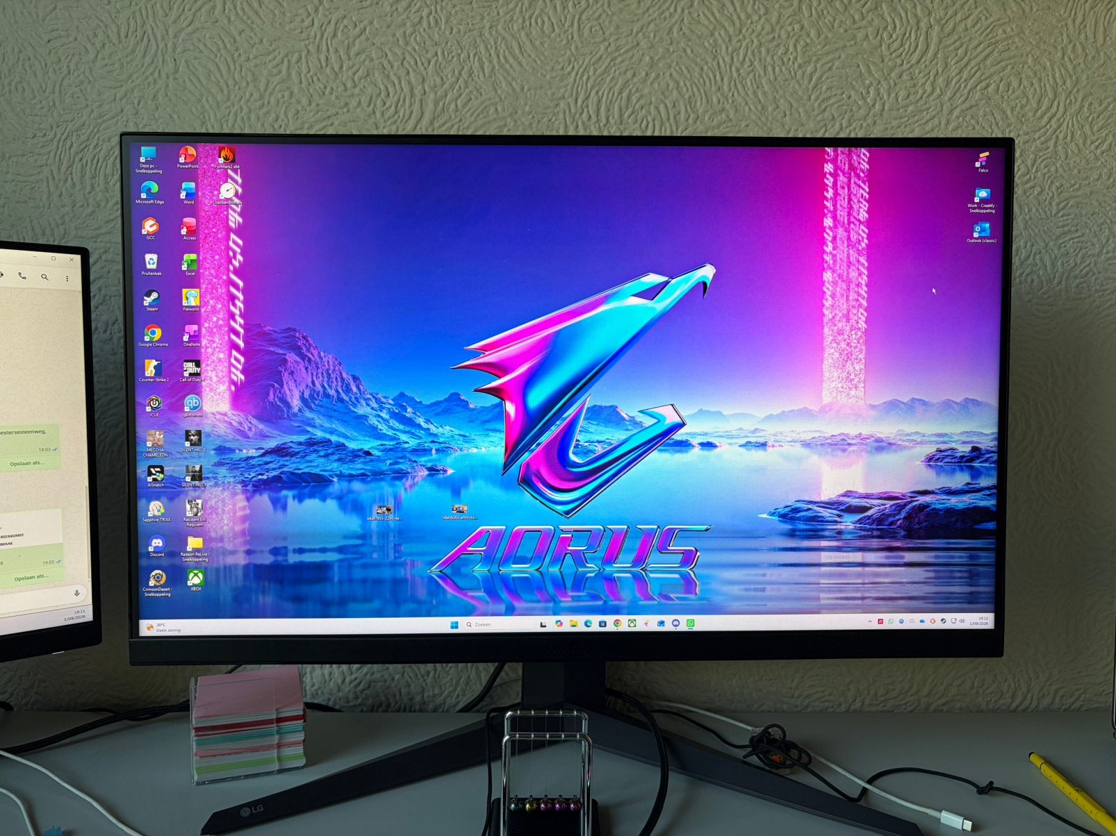 LG UltraGear 32 inch - QHD IPS 1ms 165Hz, Computers en Software, Monitoren, IPS, Minder dan 1 ms, Zo goed als nieuw, Ophalen