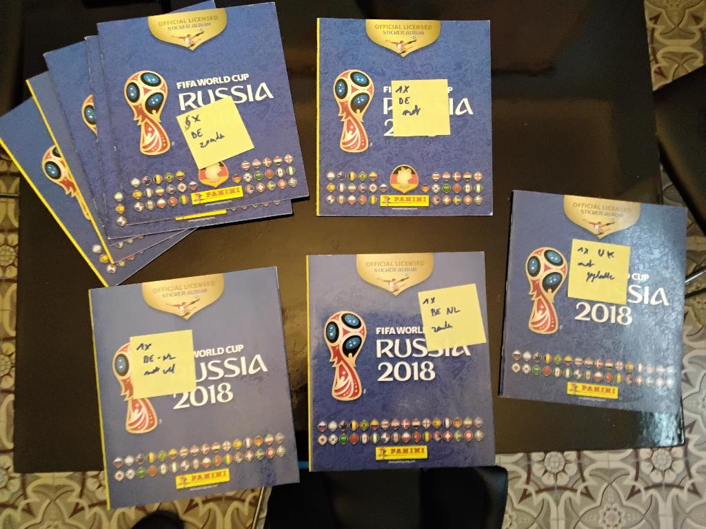 Panini boek WK 2018 Rusland, Verzamelen, Ophalen, Zo goed als nieuw
