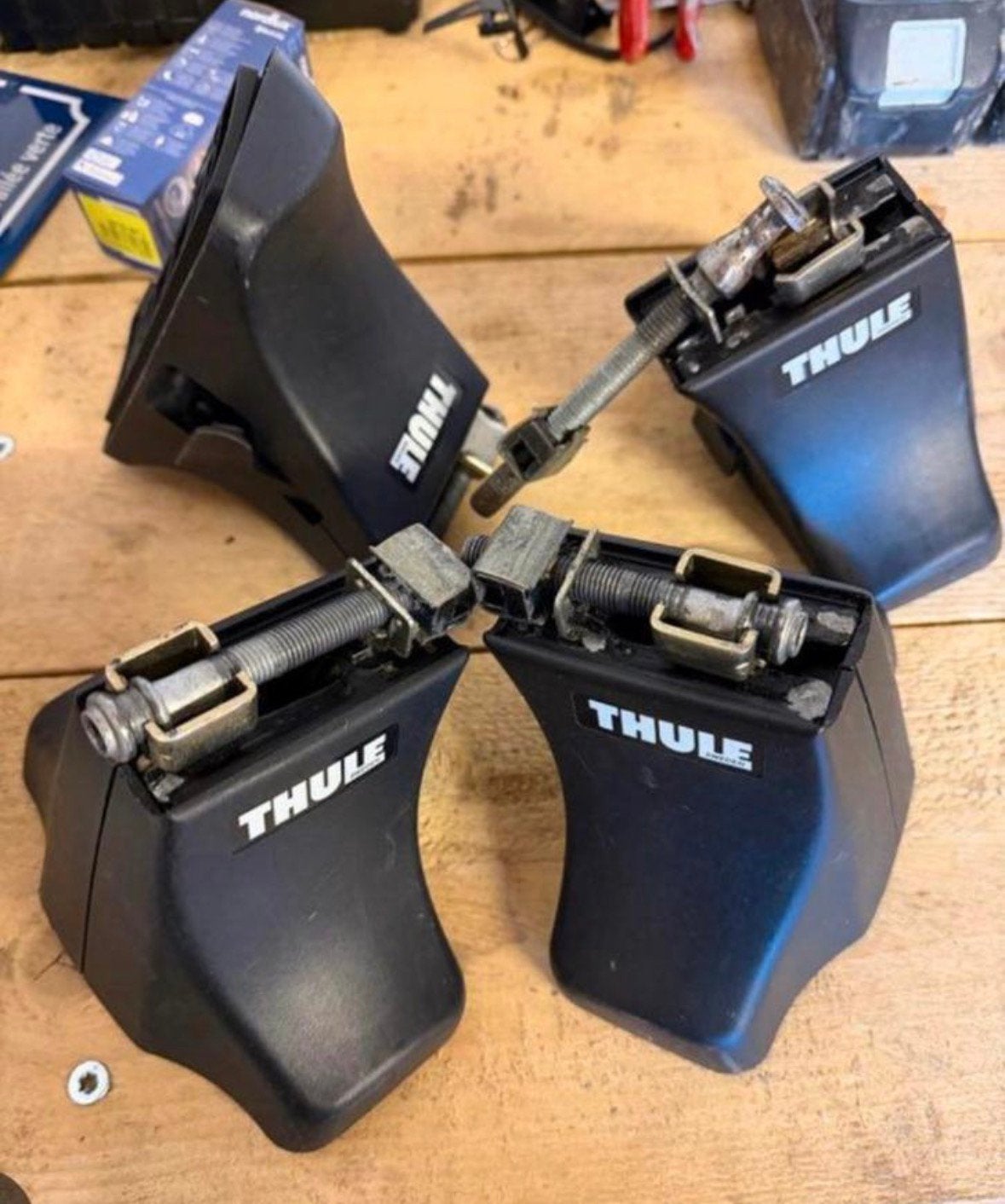 Thule Rapid System 754 dakdragerset van 4 voet, Ophalen