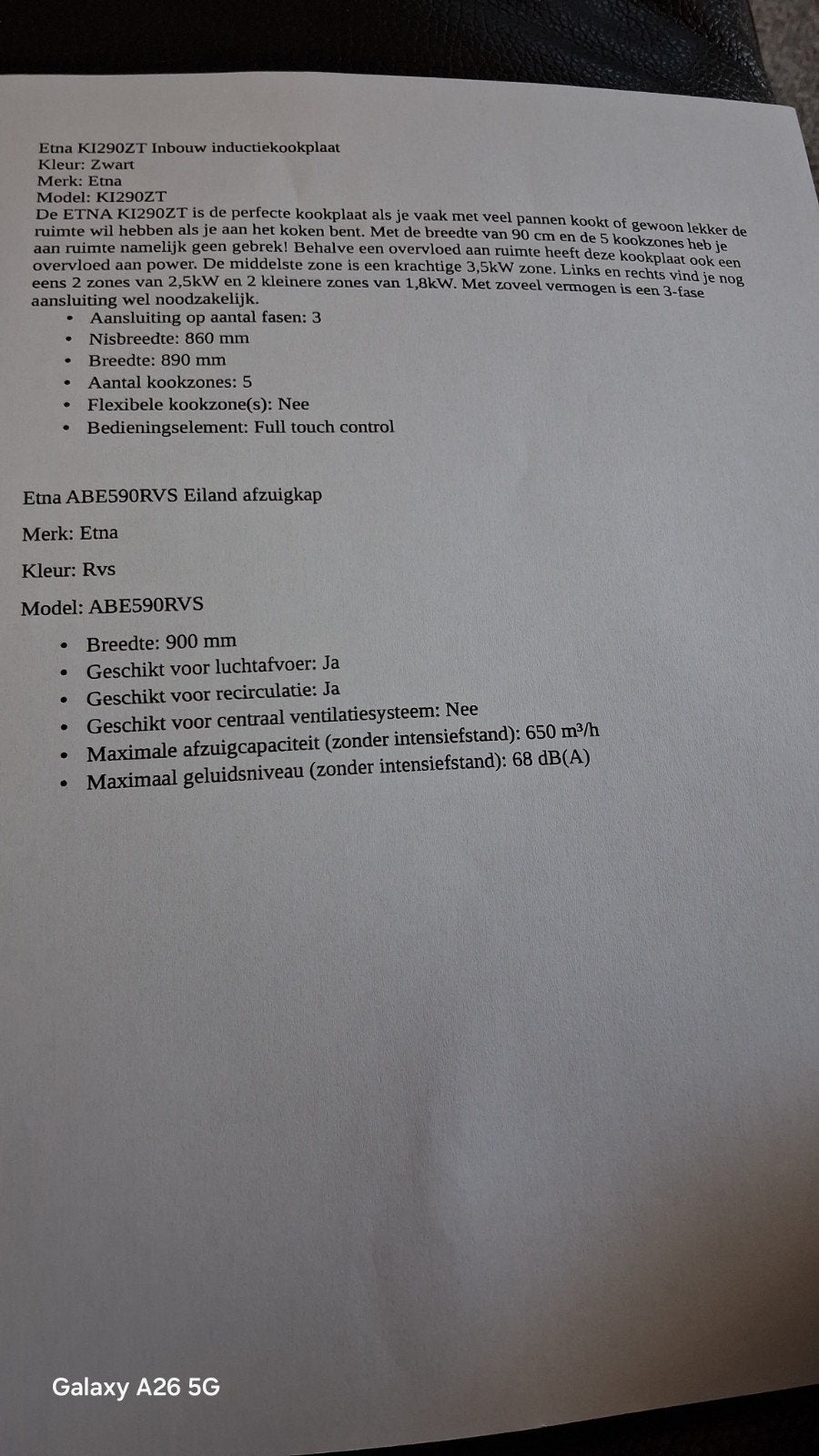 Te koop te Grimbergen., Ophalen, Inbouw