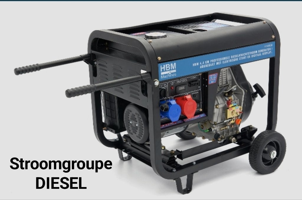 Stroomgroep Generator Diesel 3000W 400V/230V, Motos, Enlèvement, Jusqu'à 11 kW