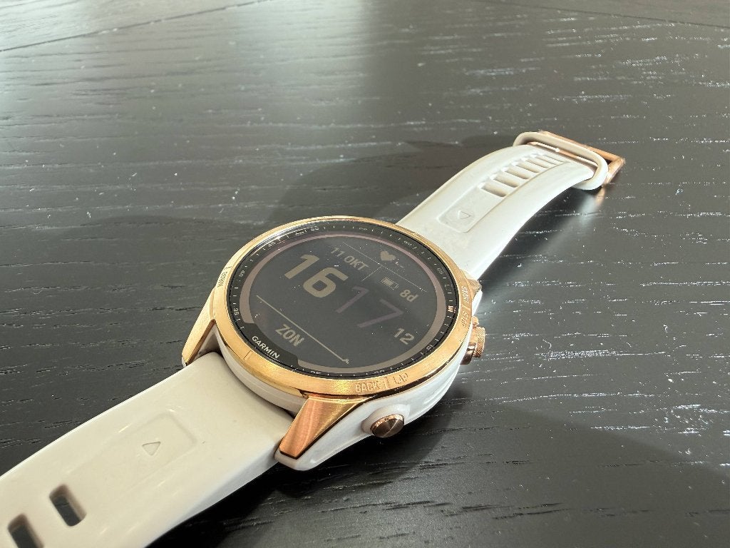 Garmin Fenix 7S Solar 42mm – multisport GPS-horloge, Stappen, Garmin, Ophalen of Verzenden, Zo goed als nieuw