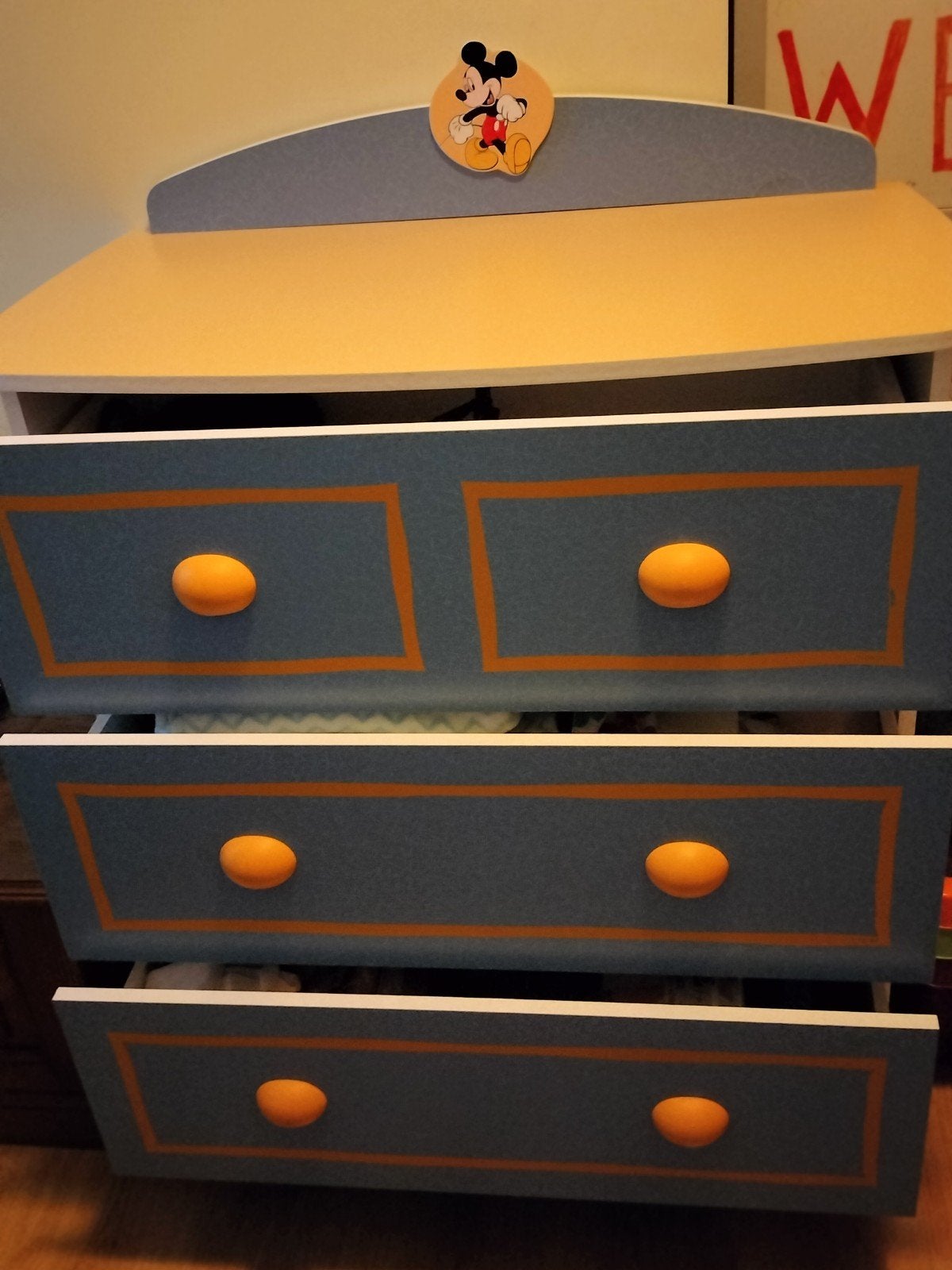 kinderkamer Mickey Mouse, Kinderen en Baby's, Kinderkamer | Complete kinderkamers, Ophalen, Gebruikt, Jongetje of Meisje