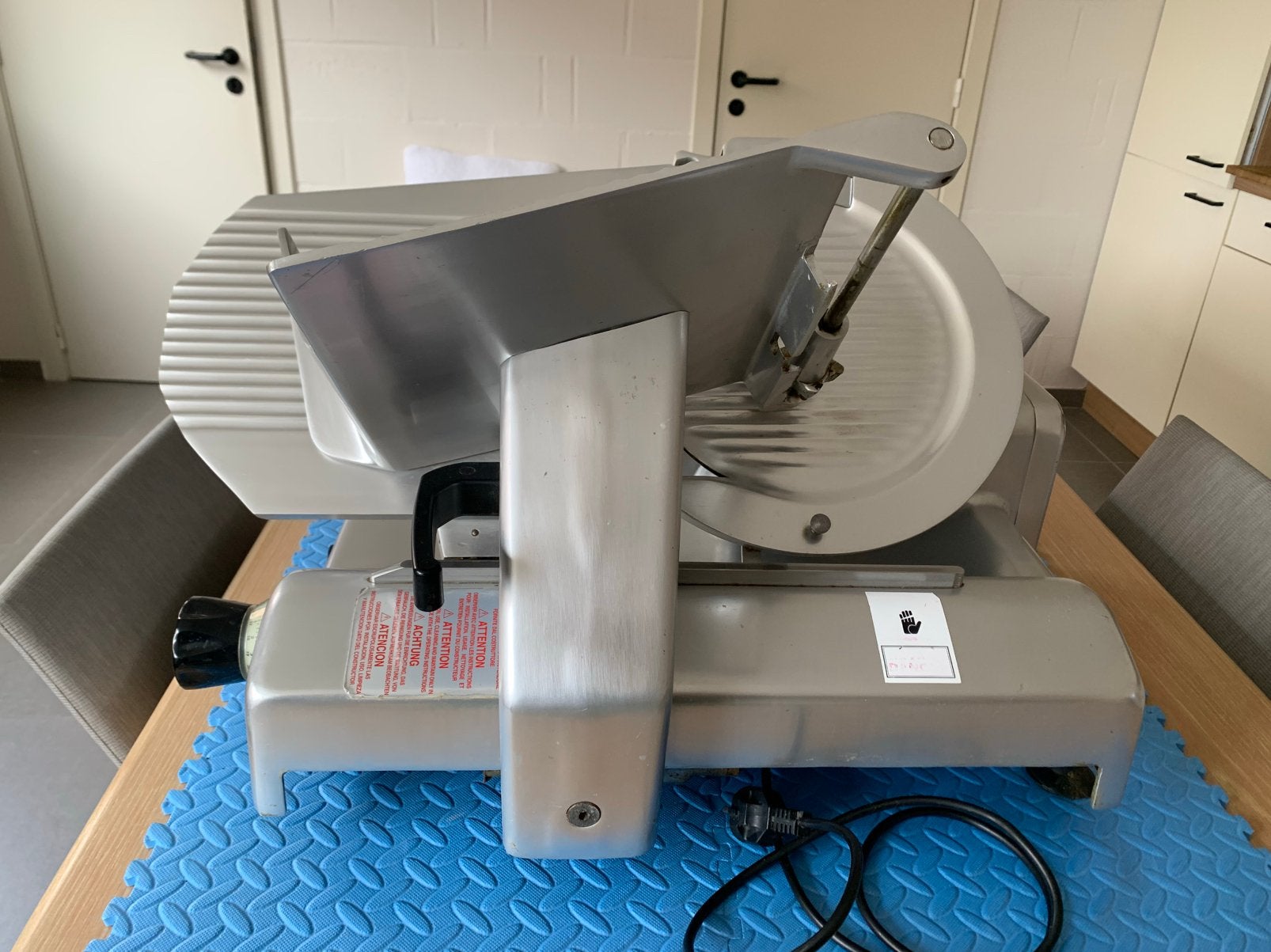 Vleesmachine, Ophalen, Gebruikt
