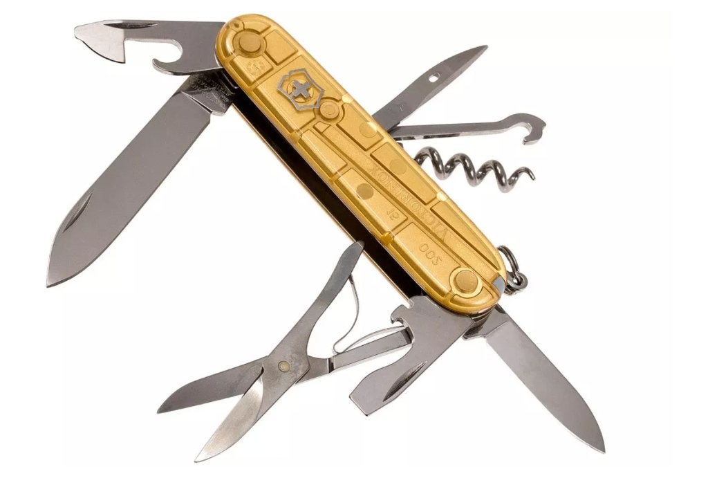 Victorinox 'Climber' 91mm Swiss Army Knife with limited 2016, Ophalen of Verzenden