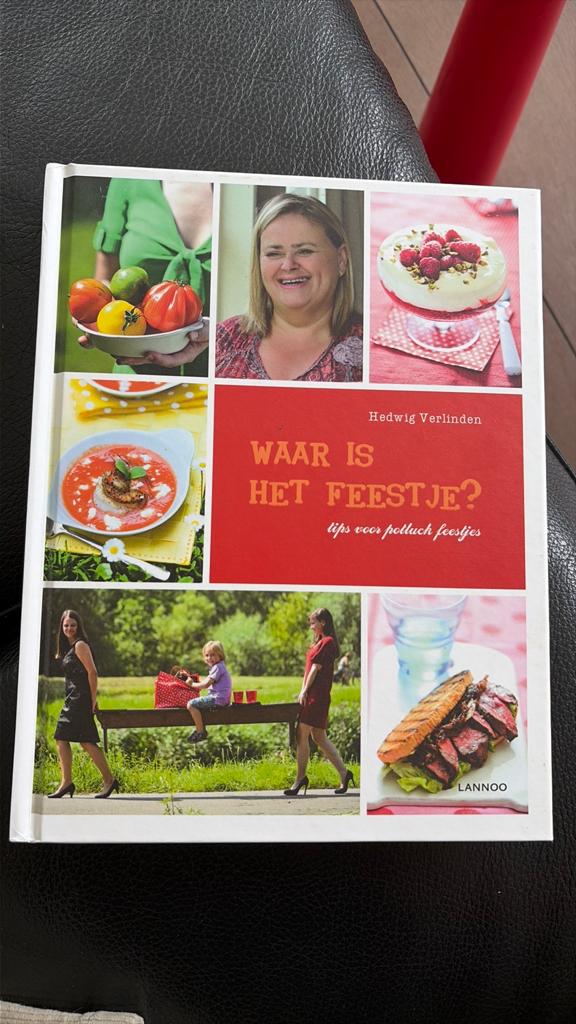 Waar is het feestje? - Hedwig Verlinden , gesigneerd boek!!, Boeken, Ophalen of Verzenden, Zo goed als nieuw