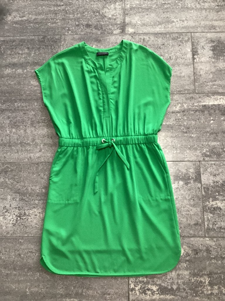 Jurk Giovane M/L, Kleding | Dames, Maat 42/44 (L), Ophalen of Verzenden, Zo goed als nieuw, Knielengte