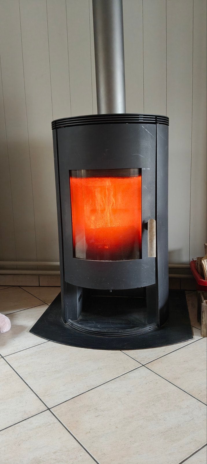 Houtkachel Saey Signum 20, 8kw + afvoer, Huis en Inrichting, Kachels, Ophalen, Pelletkachel