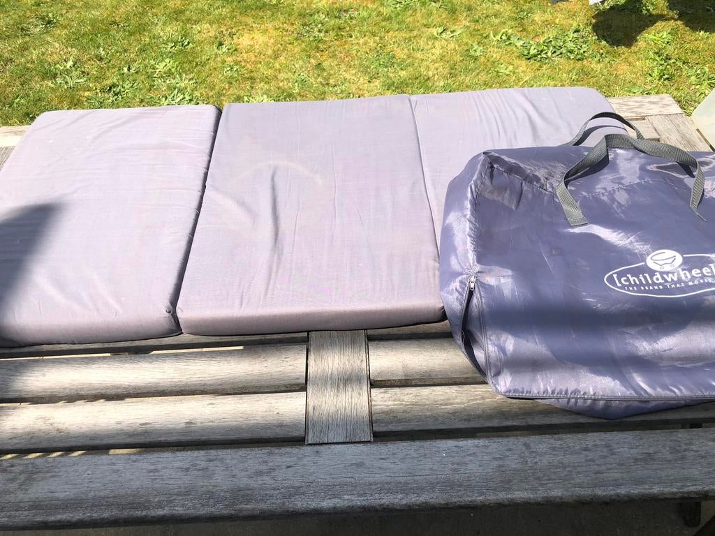 Reisbed matras, Ophalen, Gebruikt