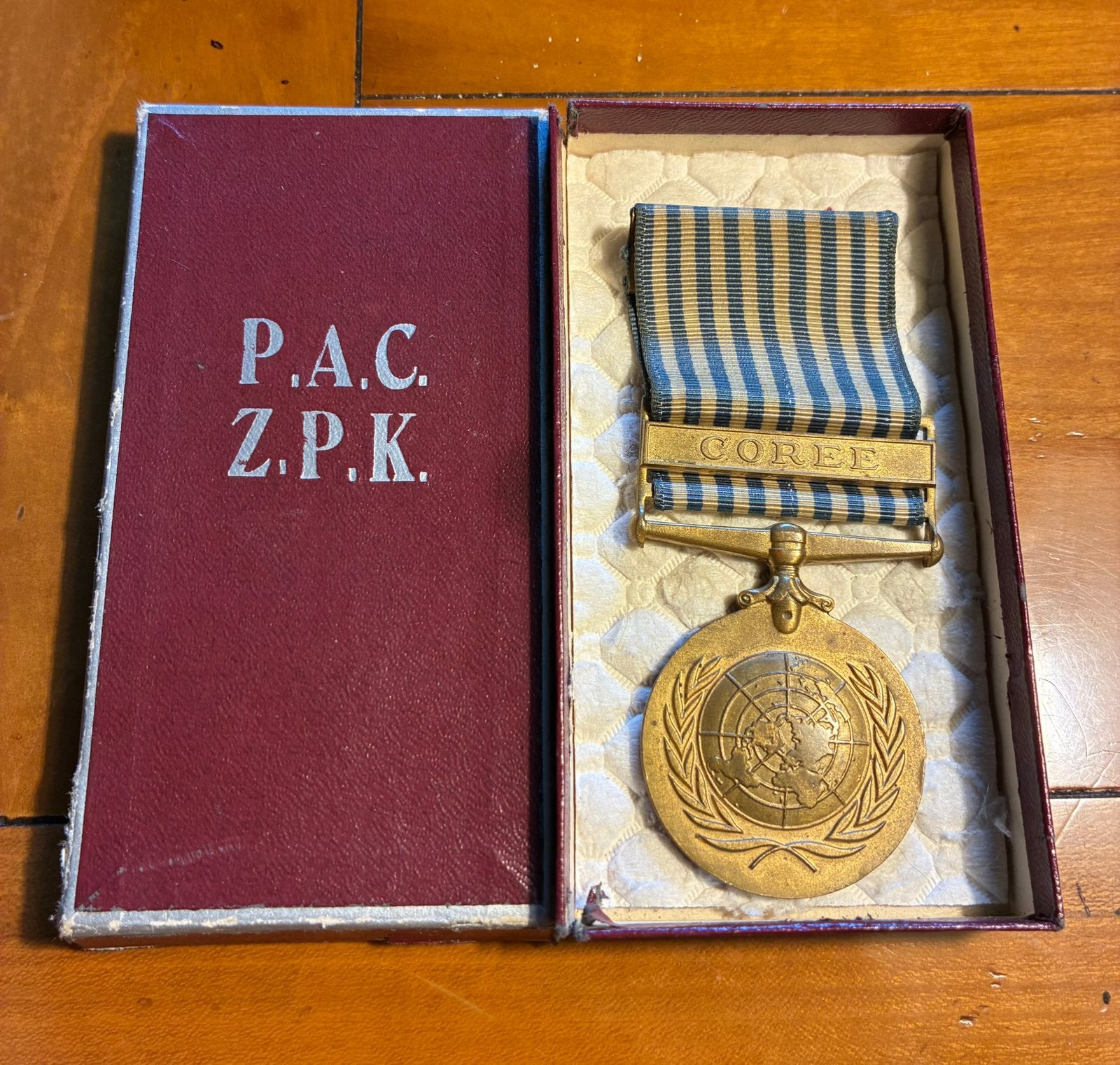 Medaille van de verenigde naties voor Korea, Verzamelen, Verzenden, Landmacht